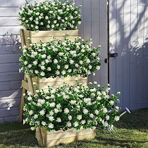 10 Bundles Fake Eucalyptus Plants