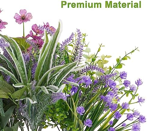 19 Bunches Fake Plants Outdoor