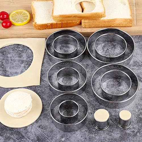 Winerming Round Cookie Cutters Set 12 Pieces