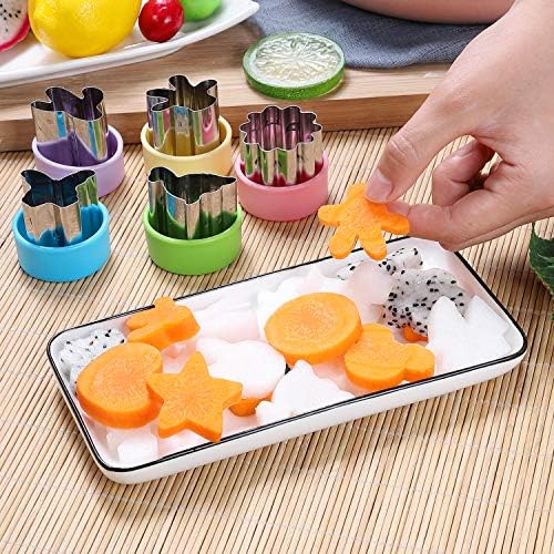 Perfect for Kids - 15 Vegetable Cutter Shapes Set