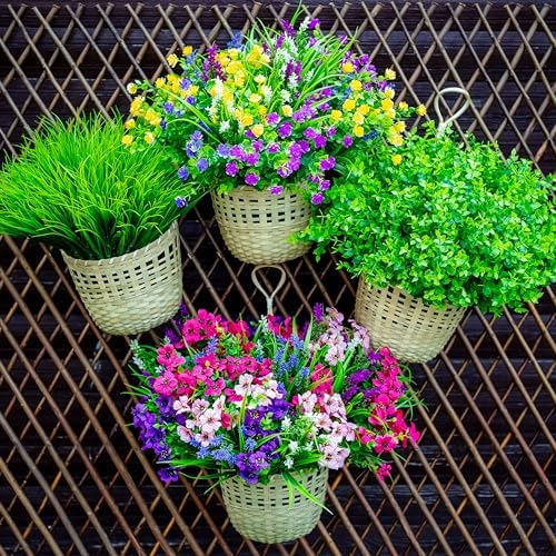 Durable Outdoor Artificial Boxwood Shrubs