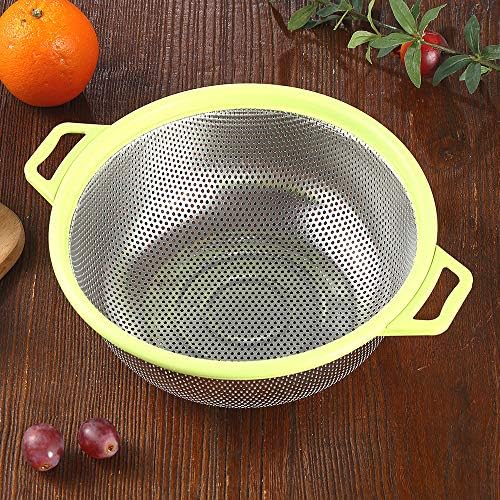 Stainless Steel Colander with Handle Kitchen Gadget