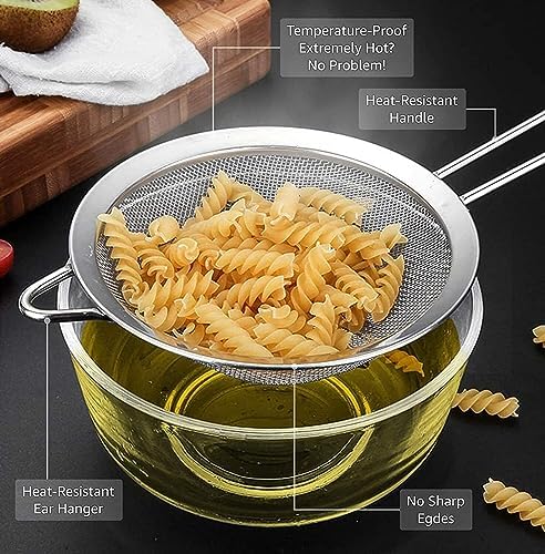 Triple Culinary Strainer Set
