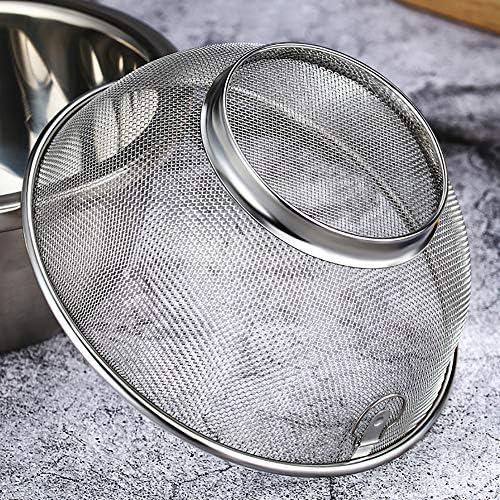 Stainless Steel Colander Basket 2-Pack for Kitchen Use