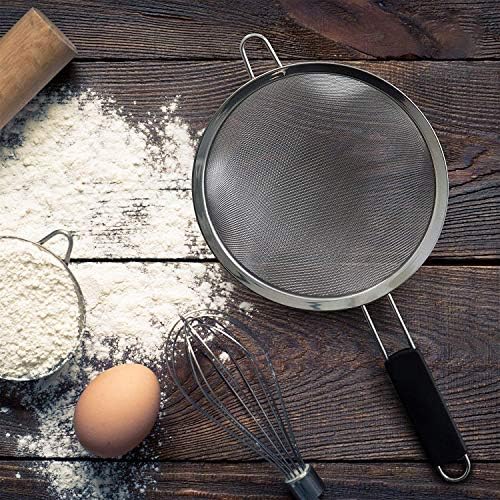 Premium 3-Piece Stainless Steel Strainers with Insulated Handles
