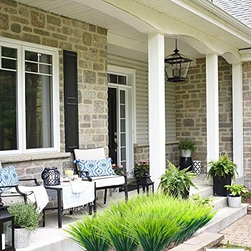 Create a_packets Artificial Outdoor Plants Fake Wheat Grass Greenery Shrubs