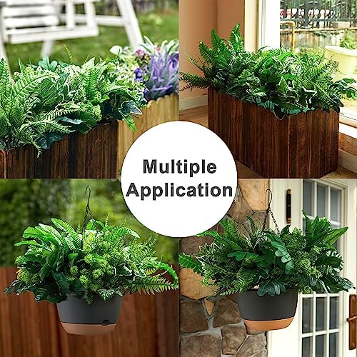14 Bunch Realistic Fake Plants Outdoor Decor