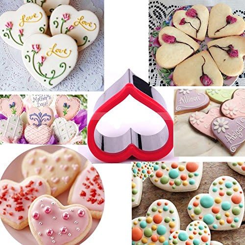 Amzocina Stainless Steel Heart Baking Mold