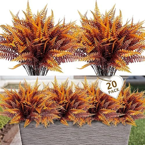 20 FakeBoston Ferns Front Porch Patio Decor