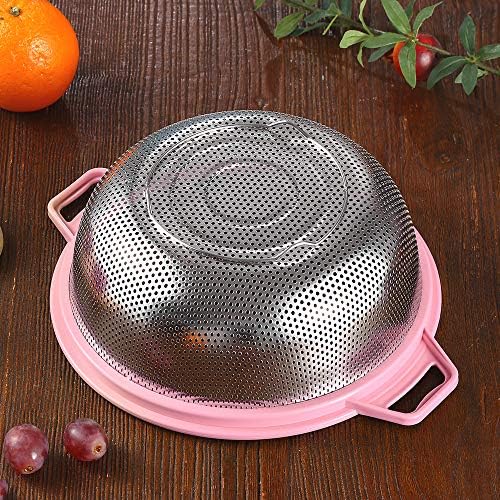 High-Quality Stainless Steel Colander for Kitchen Use