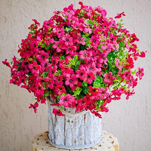 16 Outdoor Artificial Flowers for a Chearming Damage