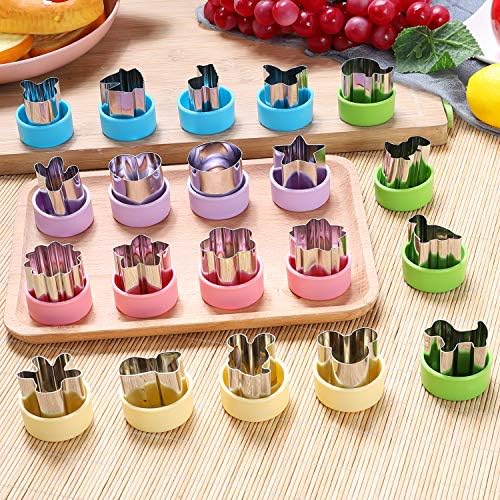 Perfect for Kids - 15 Vegetable Cutter Shapes Set