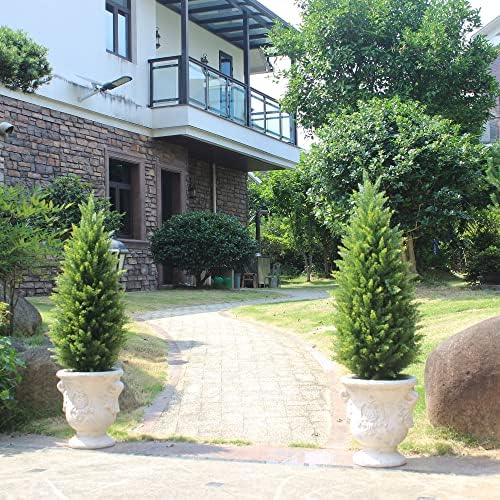 Perfect Trio ECOLVANT 3 Ft Artificial Topiary Trees