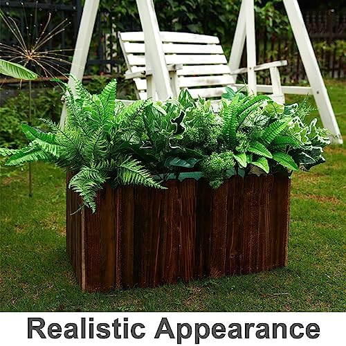14 Bunch Realistic Fake Plants Outdoor Decor