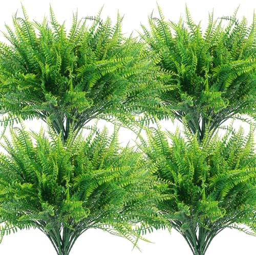 Breathtaking 24-Piece Boston Fern Artificial Plants for Home Outdoor Use