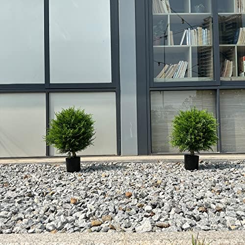 Artificial Topiary Cedar Ball Tree for Home Garden