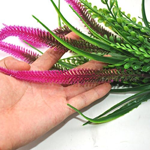 Pack of 4 Real-Looking Fake Plastic Artificial Flowers