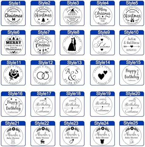 Personalized Family Christmas Cookies Stamp
