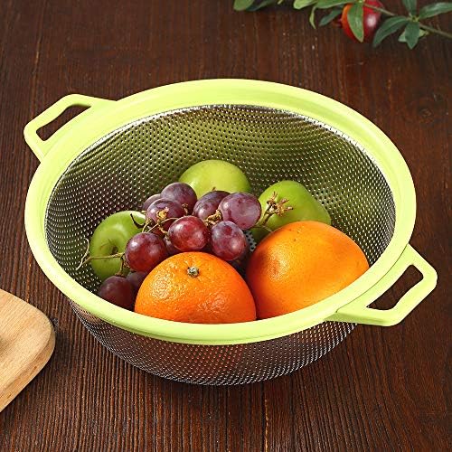 Stainless Steel Colander with Handle Kitchen Gadget