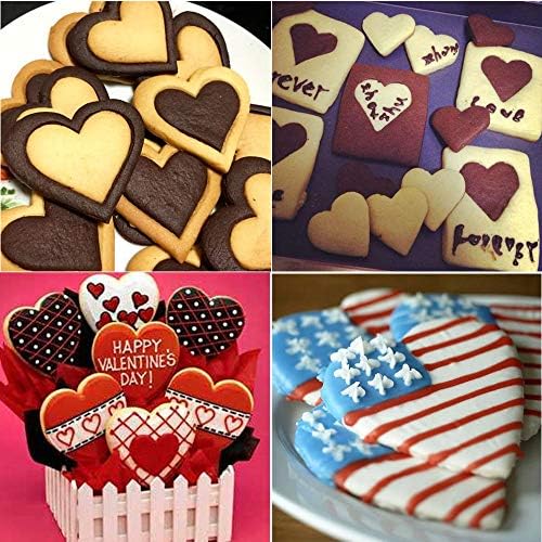 BakingWorld Heart Cookie Cutter Set