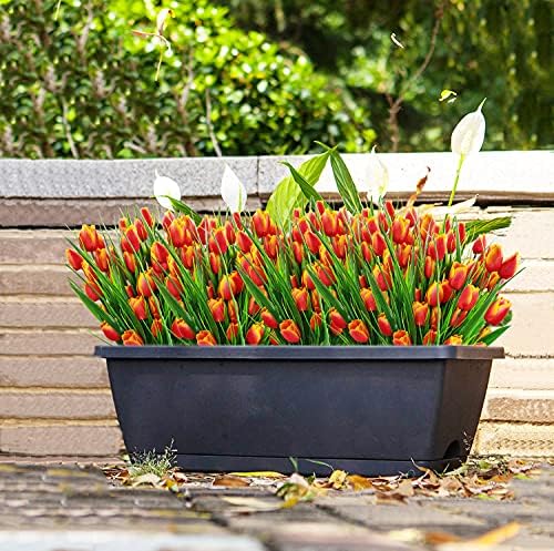 Elegant Outdoor Artificial Tulips